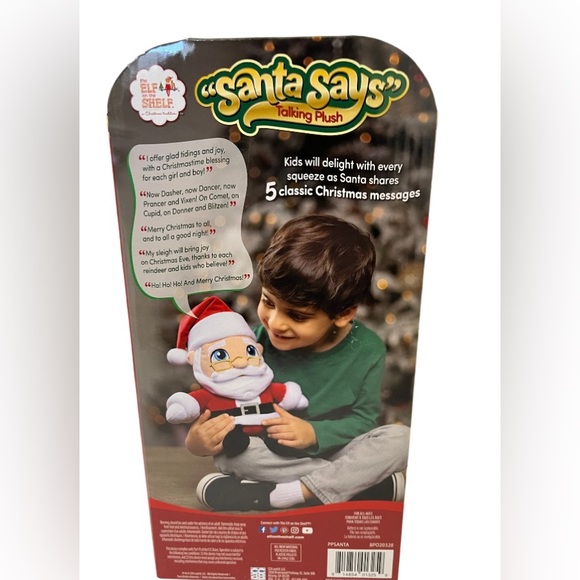 🎅 NEW Elf on the Shelf Santa Says Talking Plush - Picture 3 of 6